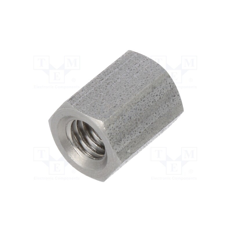 10 pcs x DREMEC - 148X10 - Screwed spacer sleeve, 10mm, Int.thread: M5, hexagonal