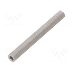 10 pcs x DREMEC - 146X65 - Screwed spacer sleeve, 65mm, Int.thread: M4, hexagonal