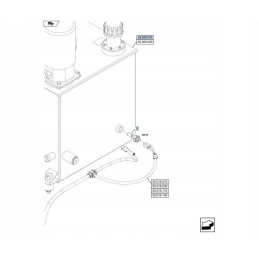 Oil temperature sensor new holland 84021678 m18