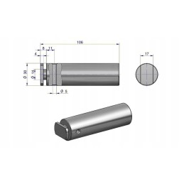Lower hitch bracket pin c 385 orig Ursus