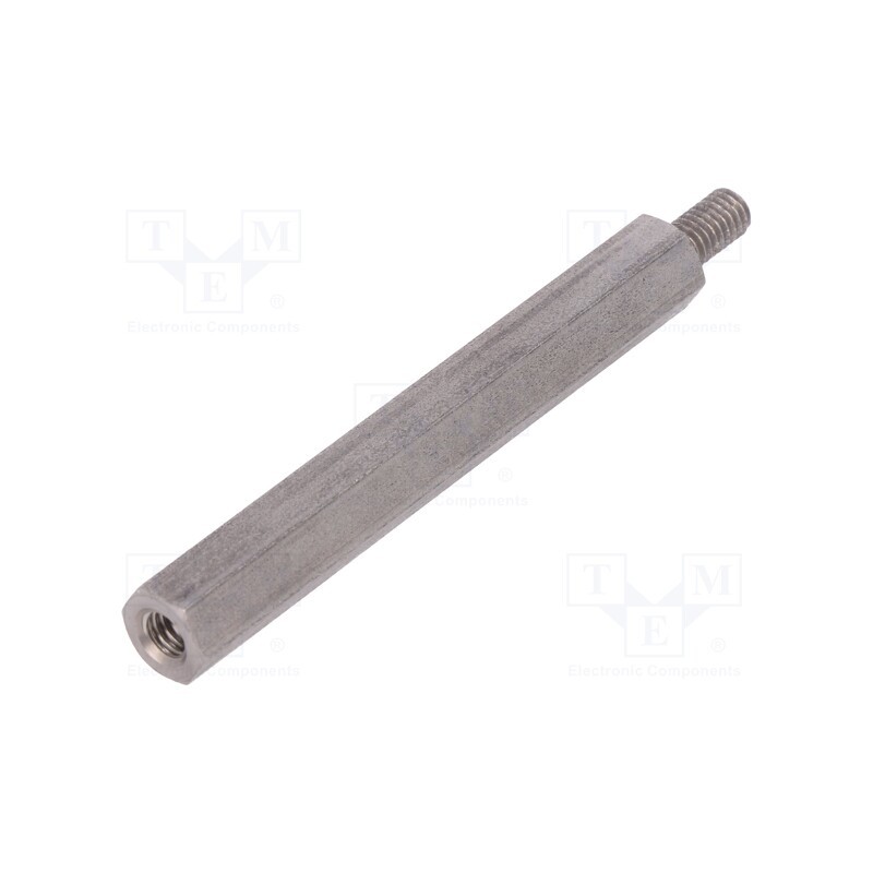 10 pcs x DREMEC - 246X55 - Screwed spacer sleeve, 55mm, Int.thread: M4, Ext.thread: M4