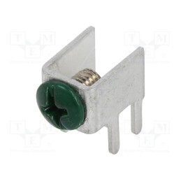 1 pcs x KEYSTONE - 01/06/7766 - Terminal: screw terminal, THT,screw terminal, green, 7.5x5mm