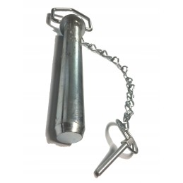 Straight pin pin with handle and cotter pin 28x152