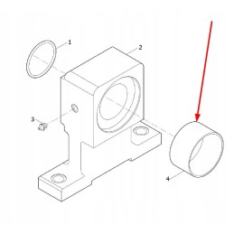 US$254 31f 129 seat mounting bushing 70x75x40