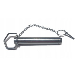 Straight pin pin with handle and cotter pin 32x183