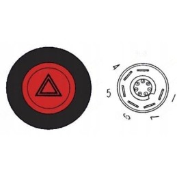 Renault hazard warning light switch