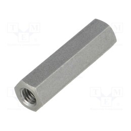 10 pcs x DREMEC - 148X30 - Screwed spacer sleeve, 30mm, Int.thread: M5, hexagonal