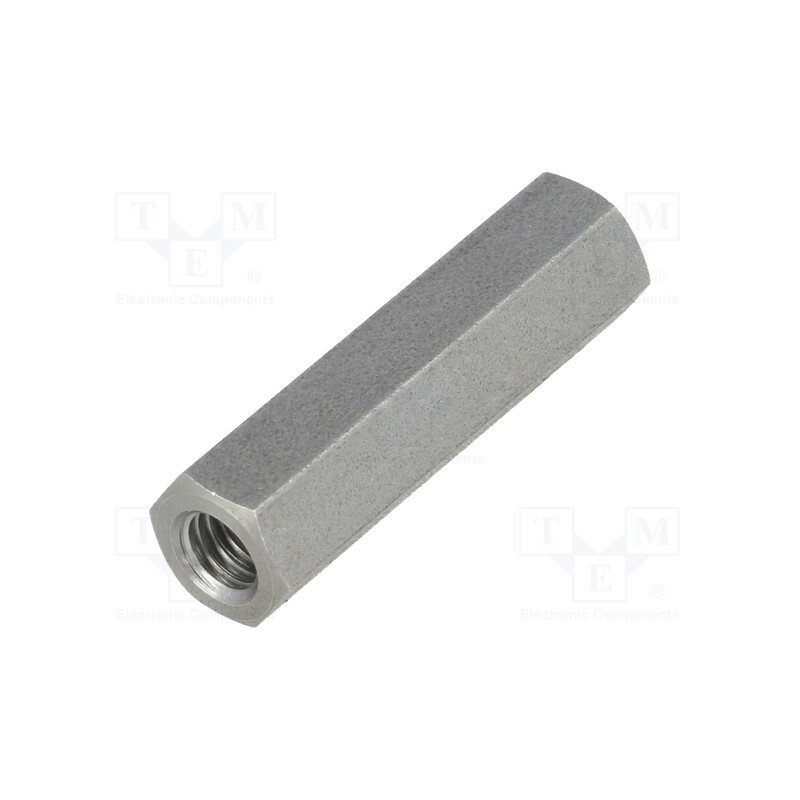 10 pcs x DREMEC - 148X30 - Screwed spacer sleeve, 30mm, Int.thread: M5, hexagonal