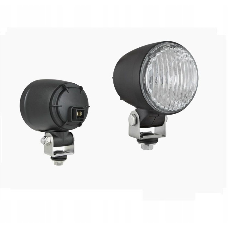 Halogen fog lamp with amp connector