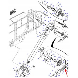 Fy507 chaff elevator bearing housing