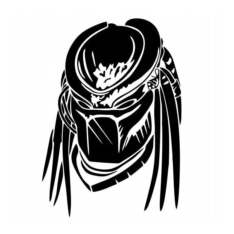 Sticker predator alien alien alien ufo 30 cm