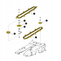 New Holland corn chopper sprocket 84977235