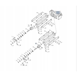 Left screw feeder for corn attachments