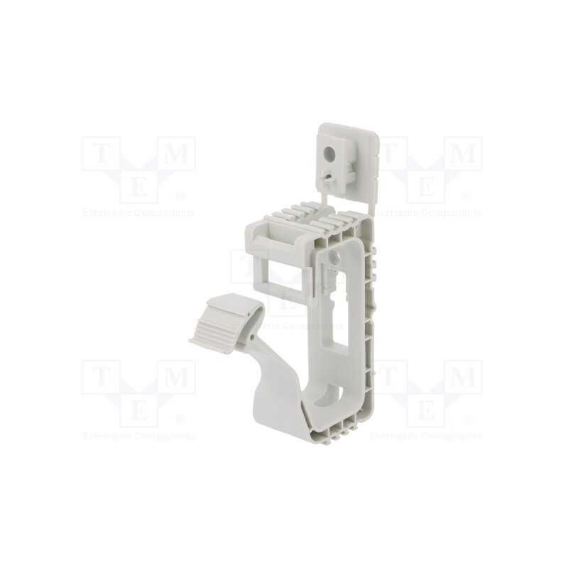 10 pcs x OBO BETTERMANN - 2031 20 - Holder, Cable P-clips, W: 28.6mm, polypropylene, light grey