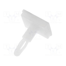 10 pcs x FIX&FASTEN - FIX-JSS-9.5 - PCB distance, polyamide, L: 9.5mm, self-adhesive, natural, UL94V-2