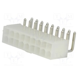 1 pcs x Amphenol Communications Solutions - MF42-RD-18 - Socket, wire-board, male, MF42, 4.2mm, PIN: 18, THT, 7A, tinned