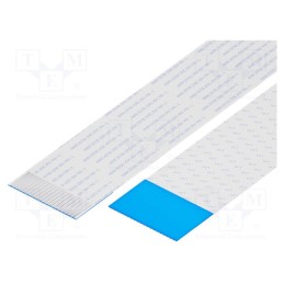 1 pcs x Global Connector Technology (GCT) - 10-20-D-0076-C-4-08-4-T - FFC cable, Cores: 20, Cable ph: 1mm, L: 76mm, 60V, Plating