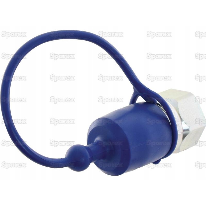 Faster blue PVC plug 3 4 male coupling