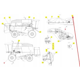 101278884 white rear lamp