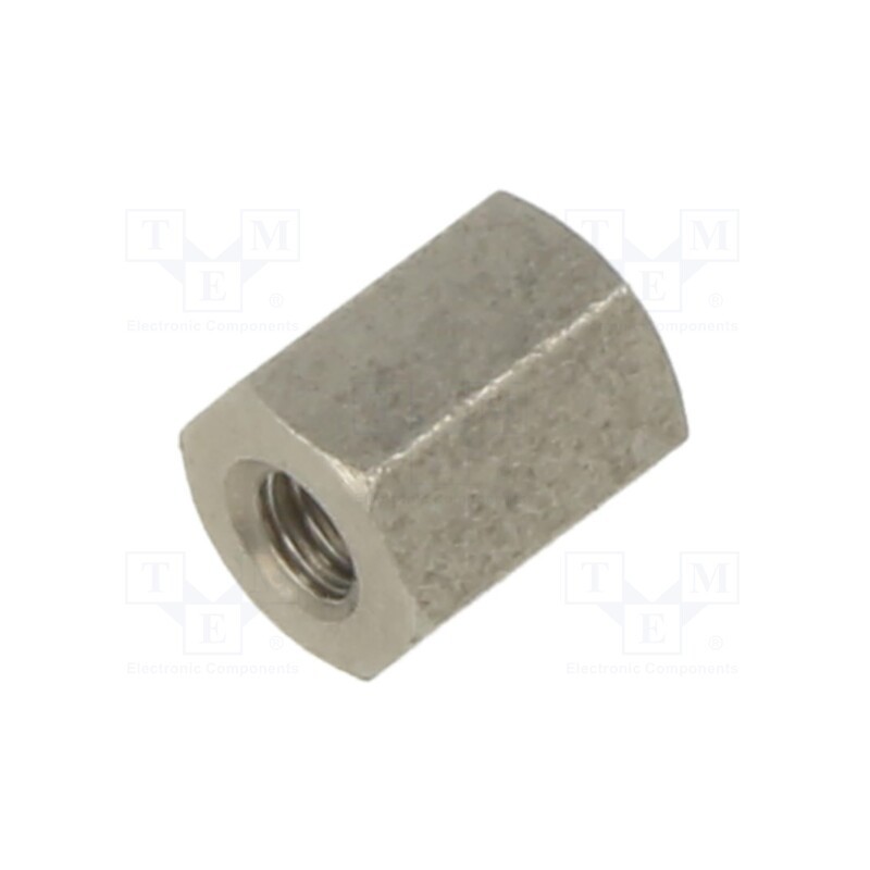 10 pcs x DREMEC - 141X05 - Screwed spacer sleeve, 5mm, Int.thread: M2, hexagonal