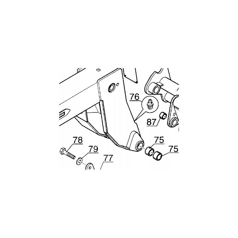 Original Manitou 208312 bushing