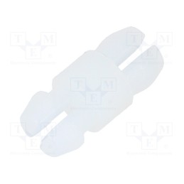 10 pcs x KSS WIRING - SP-3 - PCB distance, polyamide, L: 3.2mm, push-in,snap fastener, natural