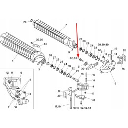040070 nut with flange m12 x 10
