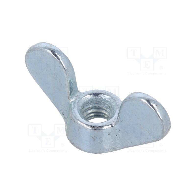 10 pcs x BOSSARD - 1099183 - Nut, winged, M6, 1, steel, Plating: zinc, BN 208, DIN 315