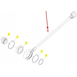 101239636 sieve connecting rod