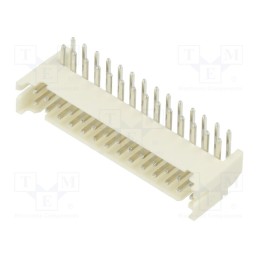 1 pcs x ADAM TECH - 2SHD-C-28-TR - Socket, wire-board, male, 2mm, PIN: 28, THT, 100V, 2A, angled