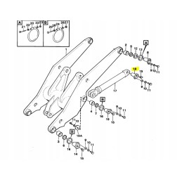 Bucket tilt cylinder pin for Volvo loader