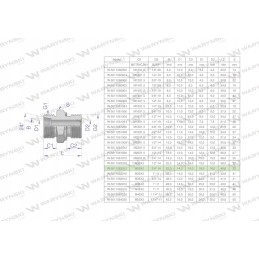 Hydraulic connection nipple m30x2 m26x1 5 Warynsk