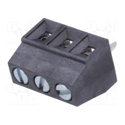 1 pcs x DEGSON ELECTRONICS - DG381-THR-3.81-03P-13-00AH - PCB terminal block, angled 90°, 3.81mm, ways: 3, on PCBs, 1mm2