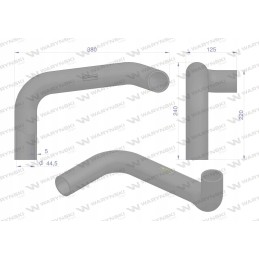 Double elbow pipe from 056 bizon motogeneric