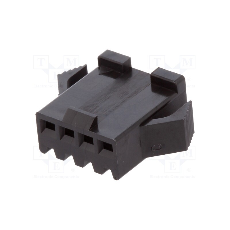 1 pcs x JST - SMP-04V-BC - Plug, wire-wire, female, SM, 2.5mm, PIN: 4, w/o contacts, for cable