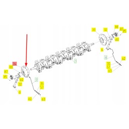 101904624 accelerator drum shaft housing