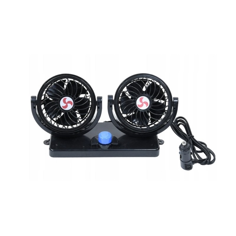 Double rotary fan 12v