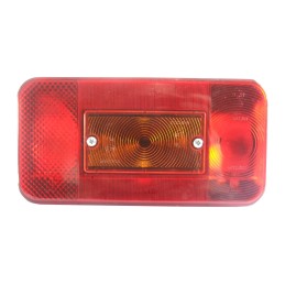Combined rear lamp of a farmer tractor trailer