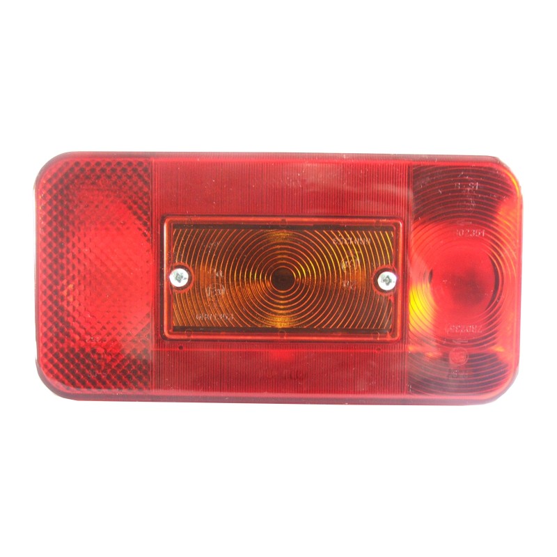 Combined rear lamp of a farmer tractor trailer