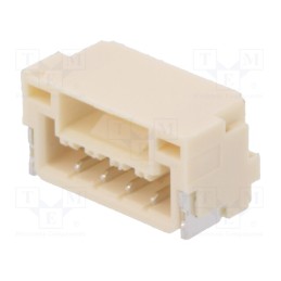1 pcs x JST - SM04B-GHS-TB (LF)(SN) - Socket, wire-board, male, GH, 1.25mm, PIN: 4, SMT, 50V, 1A, horizontal