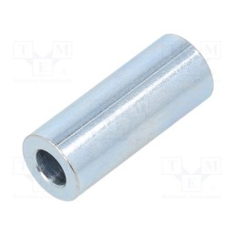 10 pcs x DREMEC - 3210/5,3X25 - Spacer sleeve, 25mm, cylindrical, steel, zinc, Out.diam: 10mm