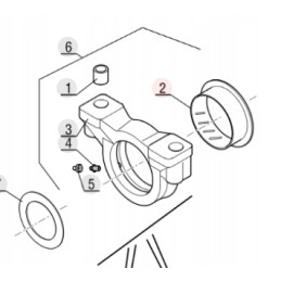 Manitou axle suspension bush 477538