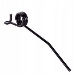 The spring reel finger of a John Deere motorbike