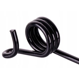 The spring reel finger of a John Deere motorbike