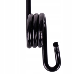 The spring reel finger of a John Deere motorbike