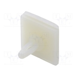 10 pcs x DREMEC - 8GB07V41001 - PCB distance, polyamide, L: 4.8mm, self-adhesive,snap fastener