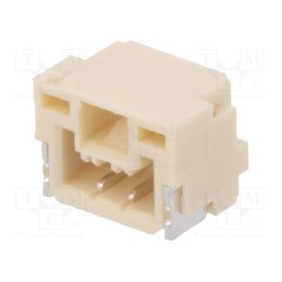 1 pcs x JST - SM02B-GHS-TB (LF)(SN) - Socket, wire-board, male, GH, 1.25mm, PIN: 2, SMT, 50V, 1A, horizontal