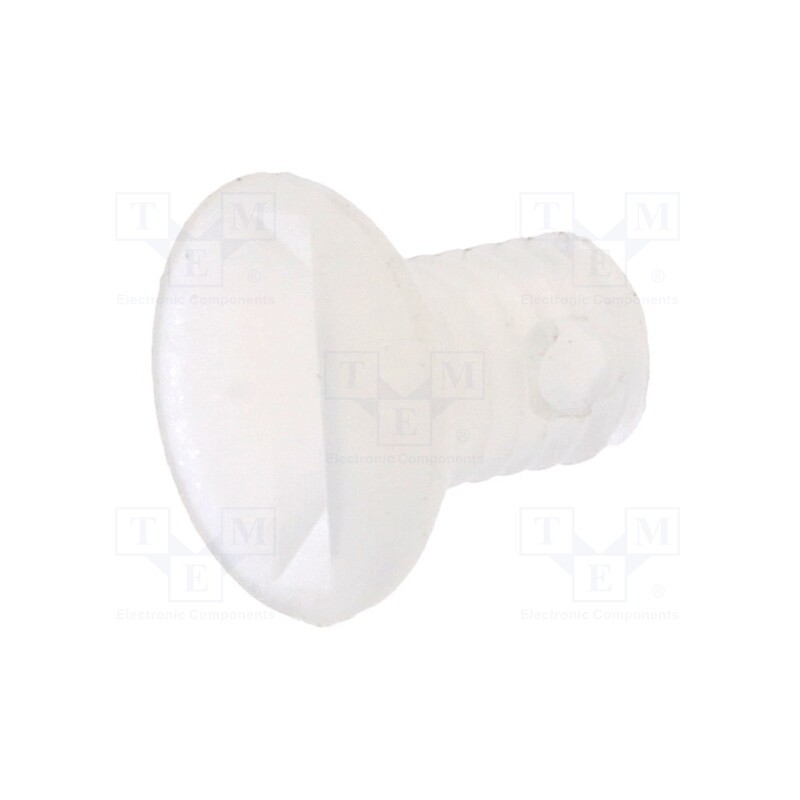 10 pcs x DREMEC - 8G202M3X05 - Screw, M3x5, 0.5, Head: countersunk, slotted, 1mm, polyamide