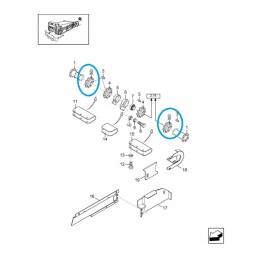 Chain sprocket new holland tx tf z10 fi50 8403948