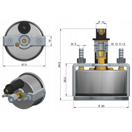Air pressure gauge mf3